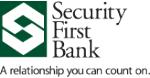 Logo for Security First Bank